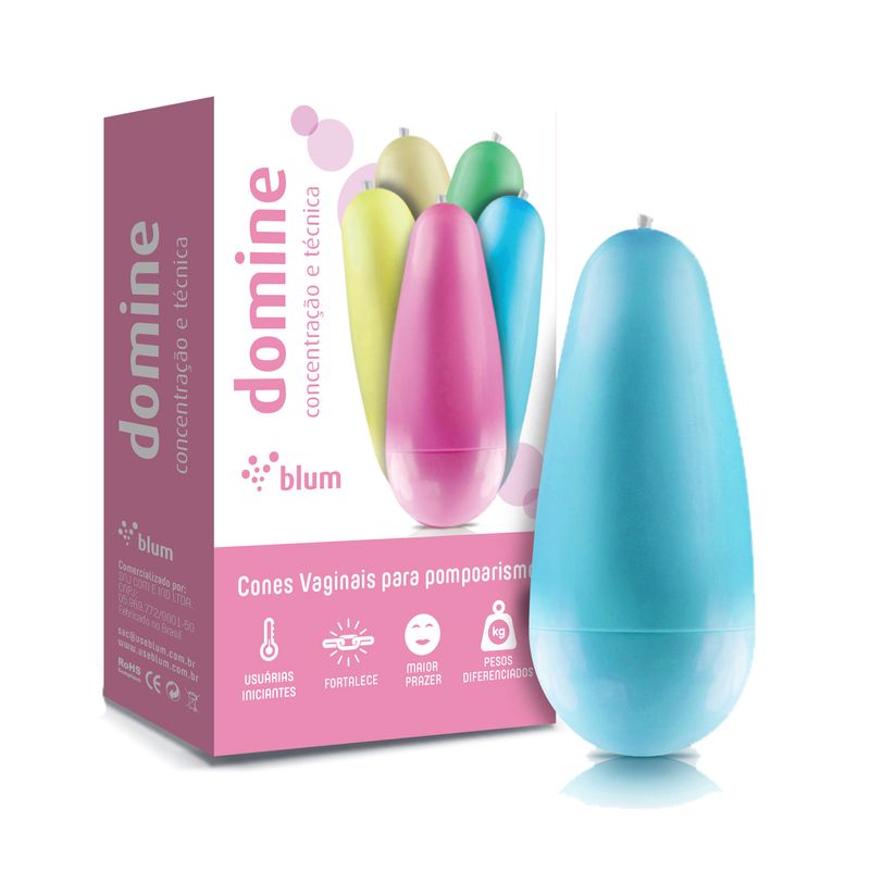 Domine Cones para Pompoarismo Kit com 5 Unica UN