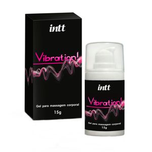Gel eletrizante e estimulante vibration chocolate 17g intt
