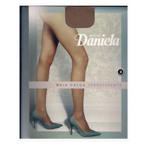 Meia calça transparente fio 20 daniela