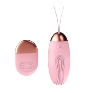 Vibrador bullet/ cápsula 10 modos com serdas e controle remoto lilo