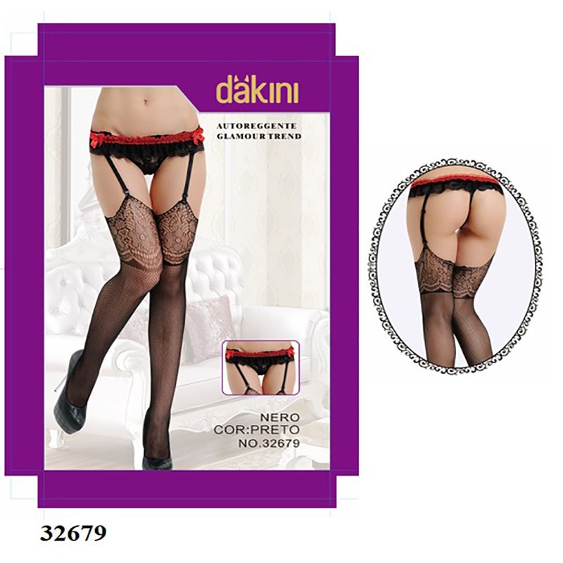 SK LV Fishnet Stocking Nude