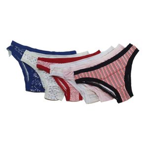 Kit com 6 calcinhas tanga estampada stillus 1025