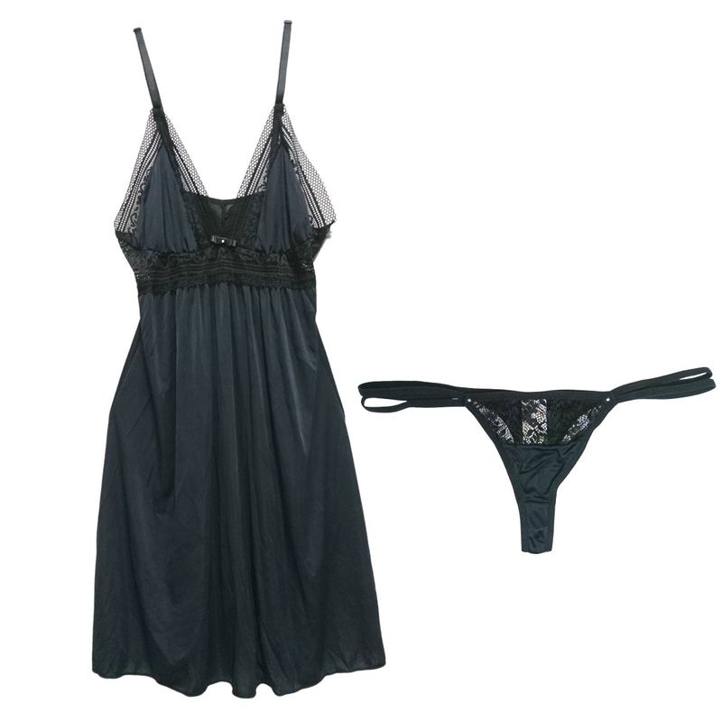 Camisola-Liganete-com-calcinha-fio-PRETO-27462