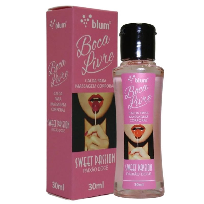 Boca Livre Calda Beijável para Massagem Blum Sweet passion 30 ML
