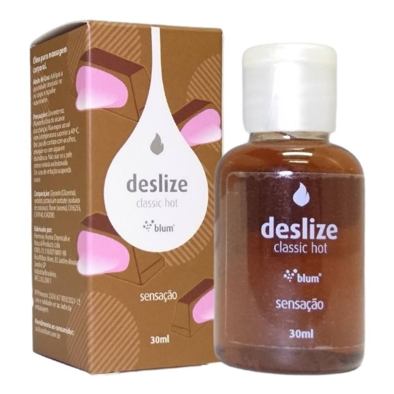 Deslize Classic Hot Gel Beijável Blum Sensacao 30 ML