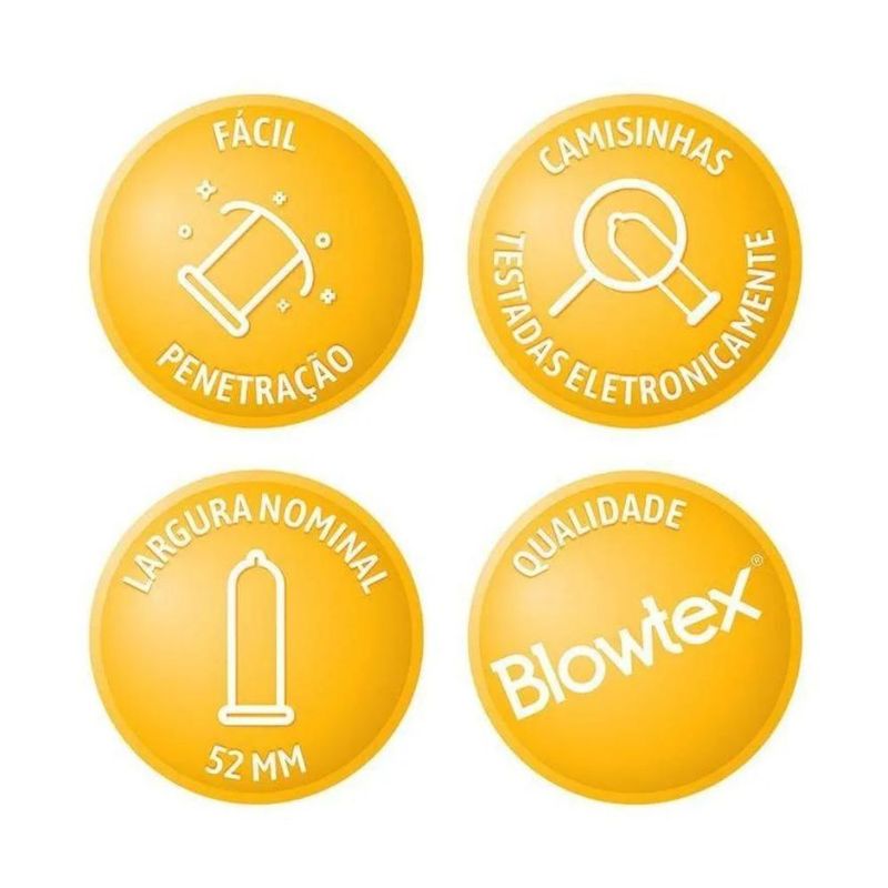 servativo Lubrificado Tradicional Leve 9 Pague 6 Blowtex Unica C/9