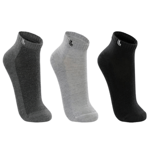 Kit 3 meias adulto unissex cano médio lupo