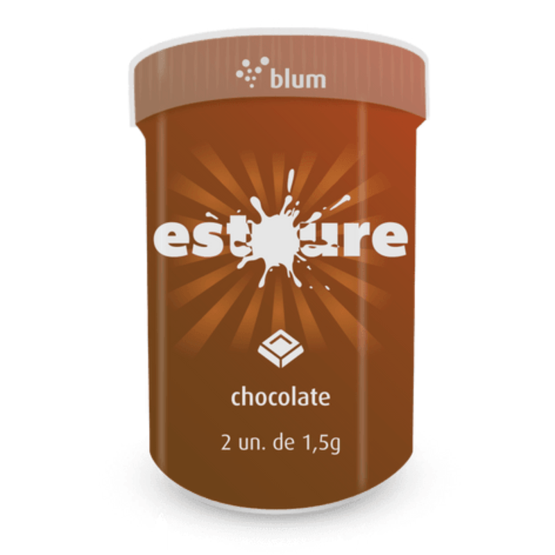 Estoure Bolinha em Gel Beijável Chocolate Blum Unica UN