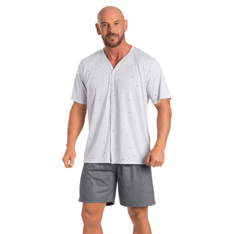 Pijama-Masculino-Aberto-com-Botoes-Meia-Malha-PV-Izitex