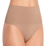 Calcinha 41010-001 redutora fio dental sem costura loba Unica 6140 natural peach