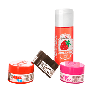 Kit seducao hot flowers hc148mor-hc148cho - hc148men